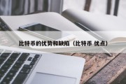 比特币的优势和缺陷（比特币 优点）